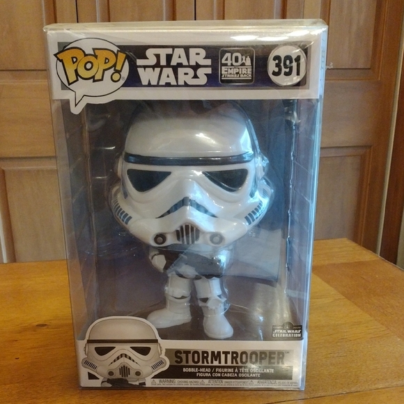 Funko Other - Large 10" Funko Pop STORMTROOPER #391 Star Wars Celebration Bobble Head